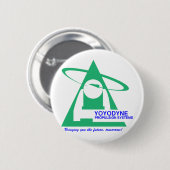 Yoyodyne Propulsion T-Shirt Ronde Button 5,7 Cm (Voorkant /achterkant)