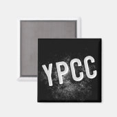 YPCC-magneet 2" x 2" Magneet (Voorkant / Achterkant)