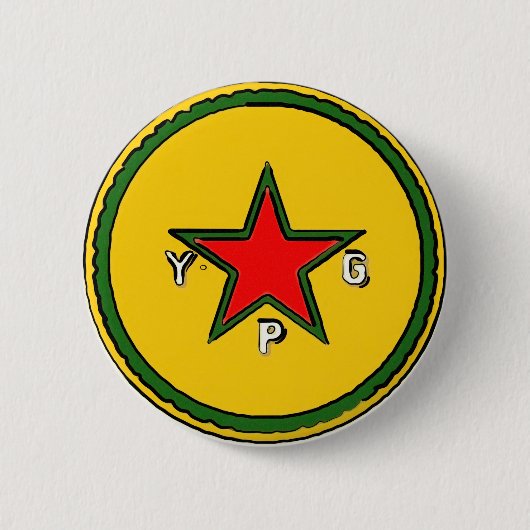 ypg logo 2 ronde button 5,7 cm (Voorkant)