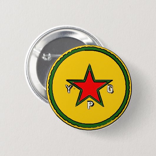 ypg logo 2 ronde button 5,7 cm (Voorkant /achterkant)