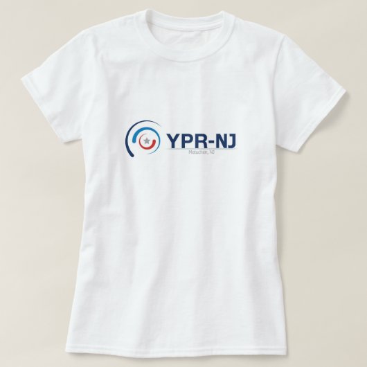 YPR-NJ dames logo t-shirt (Design voorkant)