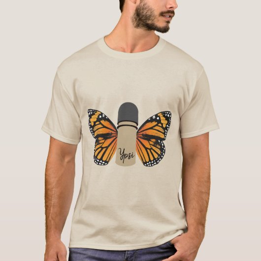 Ypsi Butterfly T-shirt (Voorkant)