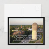 Ypsilanti Michigan Aerial City Uitzicht Briefkaart (Voorkant / Achterkant)