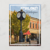 Ypsilanti Michigan Depot Town Briefkaart (Voorkant)