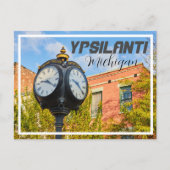 Ypsilanti Michigan Depot Town Briefkaart (Voorkant)