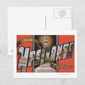 Ypsilanti, Michigan - Grote Letter-scènes Briefkaart (Voorkant / Achterkant)
