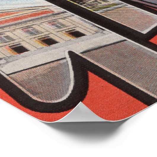 Ypsilanti, Michigan - Grote Letter-scènes Poster (Hoek)