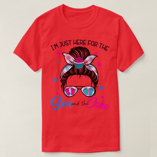 YQNO Messy Bun net hier voor de Baby en Cake Gen T-shirt (Design voorkant)