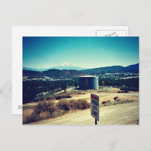 Yreka California Briefkaart (Voorkant / Achterkant)