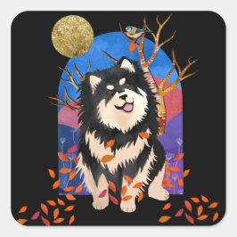YRSE in AUTUMN - Finse stickers met Lapphund 2 in