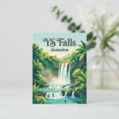 YS Falls Jamaica Briefkaart (Staand voorkant)
