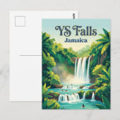 YS Falls Jamaica Briefkaart (Voorkant / Achterkant)