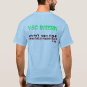 YSC INTERN T-SHIRT (Achterkant)