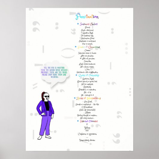 YSKTBN 2: Leestekens Poster (Voorkant)