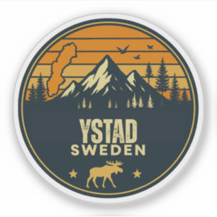 Ystad, Zweden Sverige Sticker