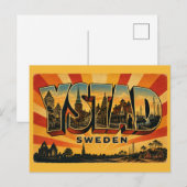 Ystad Zweden, Wallanders Stad Briefkaart (Voorkant / Achterkant)