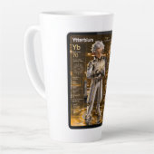 Ytterbium (Yb) – ATOMIVRA™ Collectie Latte Mok (Linkerhoek)