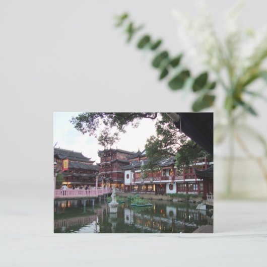 Yu Garden ~ Shanghai Briefkaart (Staand voorkant)