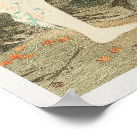 Yu no Ka van Shinsui Itō (1930) Poster (Hoek)