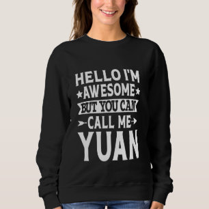 Yuan achternaam Noem me Yuan familie team achterna Trui