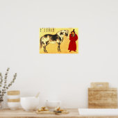 "Yuan dynasty, 1347-paarden en -groom" Poster (Keuken)