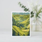 Yuanyang Rice Terrassen China Reizen Briefkaart (Staand voorkant)