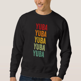 Yuba County Californië Regenboogtekst Trui