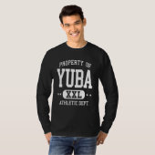 Yuba Retro Athletic Property Dept 1 T-shirt (Voorkant volledig)