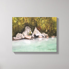 YUBA RIVER 1 CANVAS AFDRUK