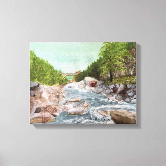 YUBA RIVER 3 CANVAS AFDRUK (Voorkant)
