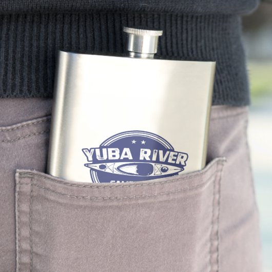 Yuba River California Kayaking Flacon (Voorbeeld)