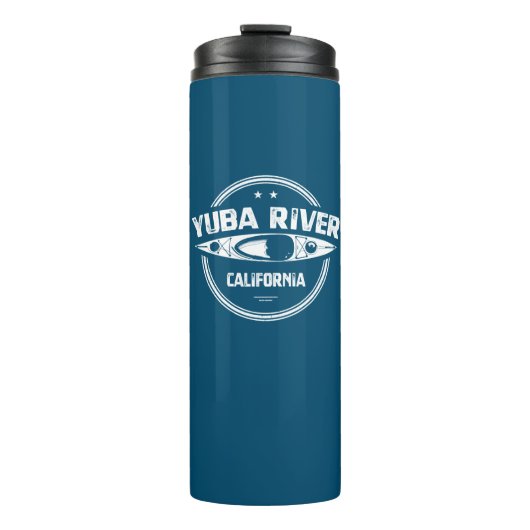 Yuba River California Kayaking Thermosbeker (Voorkant)