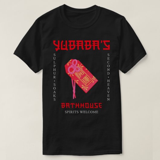 Yubaba's badhuis t-shirt (Design voorkant)