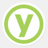 Yubico Circle "Y" Sticker (Voorkant)