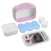 Yubo Lunchbox, Grey I Love Cherry (miniatuurpaard) Lunchbox (Gehele Product)