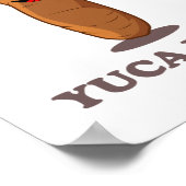 Yuca do it - Funny Kawaii Yuca Pun Poster (Hoek)