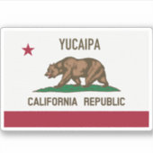 Yucaipa CA Sticker (Voorkant)