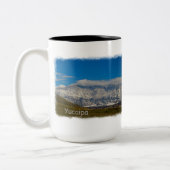 Yucaipa Valley Winter Tweekleurige Koffiemok (Links)