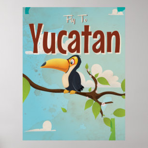 Yucatan Bird vakantion Poster