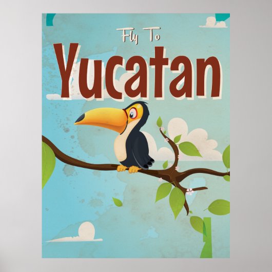 Yucatan Bird  vakantion Poster (Voorkant)