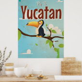 Yucatan Bird  vakantion Poster (Keuken)