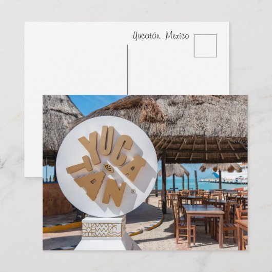 Yucatán Mexico Briefkaart (Voorkant / Achterkant)