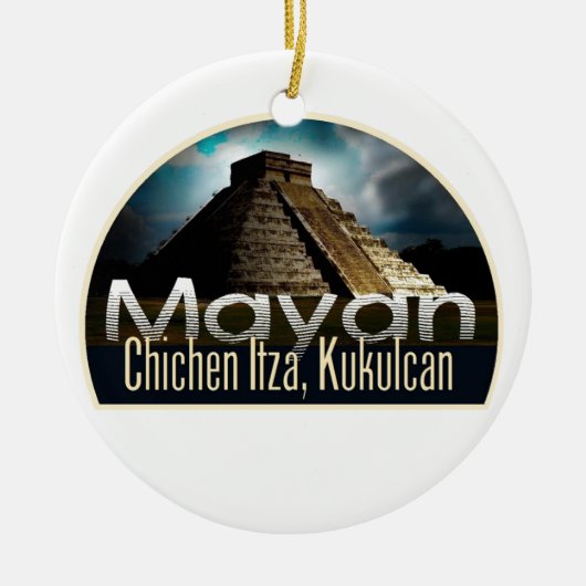 YUCATAN Mexico Keramisch Ornament (Voorkant)
