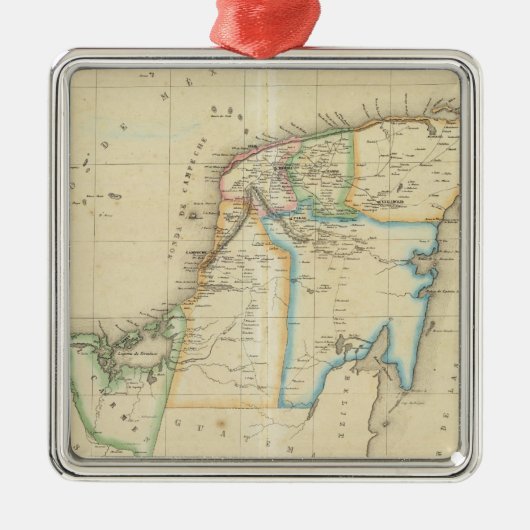 Yucatan, Mexico Metalen Ornament (Voorkant)