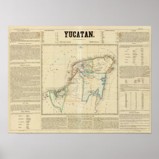 Yucatan, Mexico Poster (Voorkant)