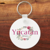 Yucatan Mexico Travel Destination Bridesmaid Sleutelhanger (Voorkant)