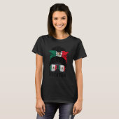 Yucatan Mexico trots Mexicaanse vlag staat T-shirt (Voorkant volledig)