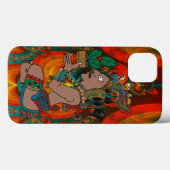 Yucatan Psychedelic Mexicano Visiones Case-Mate iPhone Case (Achterkant (horizontaal))