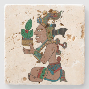 Yucatan Psychedelic Mexicano Visiones Stenen Onderzetter