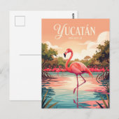 Yucatán schiereiland Mexico Briefkaart (Voorkant / Achterkant)